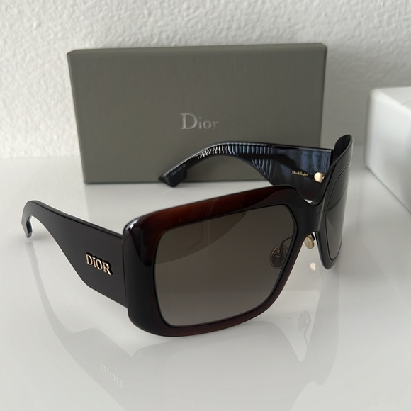Dior DiorSoLight2 Sunglasses NWT C. 09Q Brown 61-20-130 New With Tags Mask RARE! - Picture 3 of 11